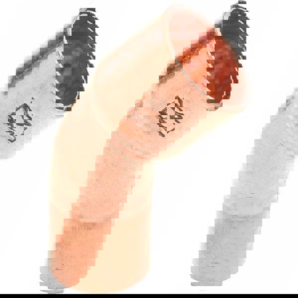 Wrot Copper Pipe 45 &deg; Street Elbow: 1/4